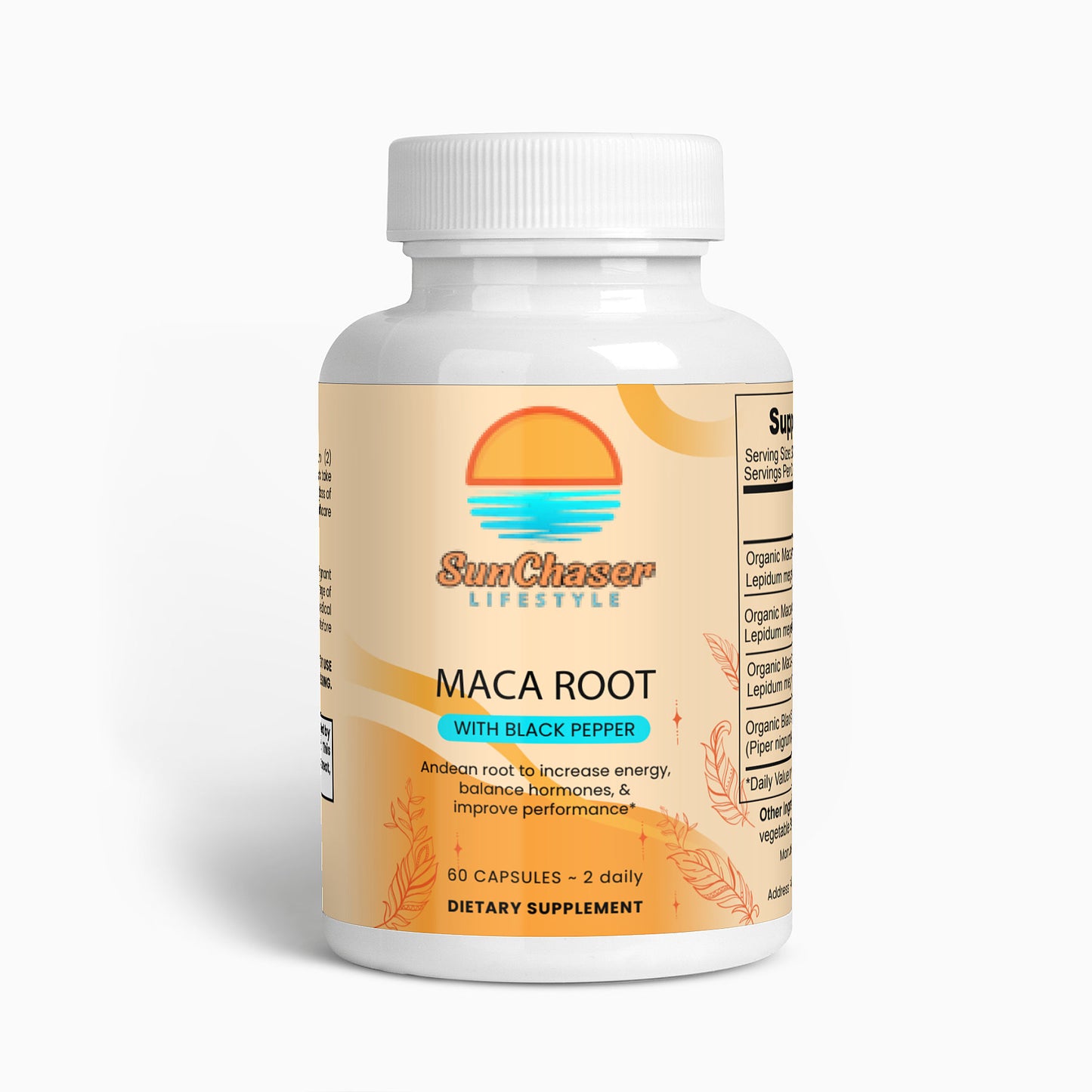 Maca Root with Black Pepper Capsules