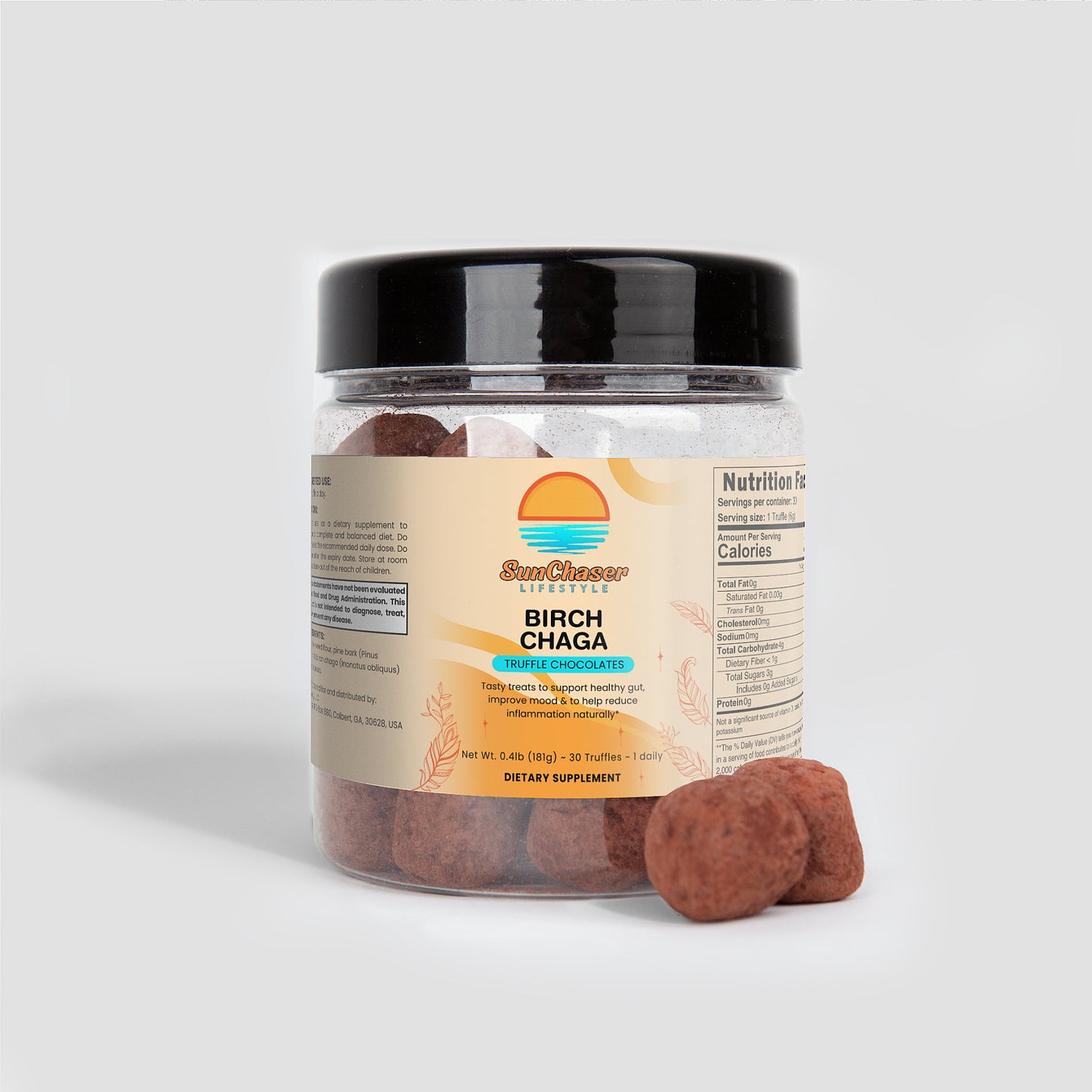 Birch Chaga Truffle Chocolates - SunChaser Lifestyle