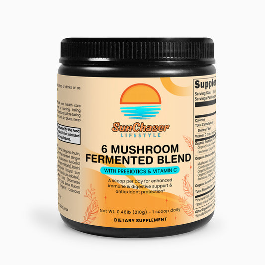 6 Mushroom Fermented Blend Powder