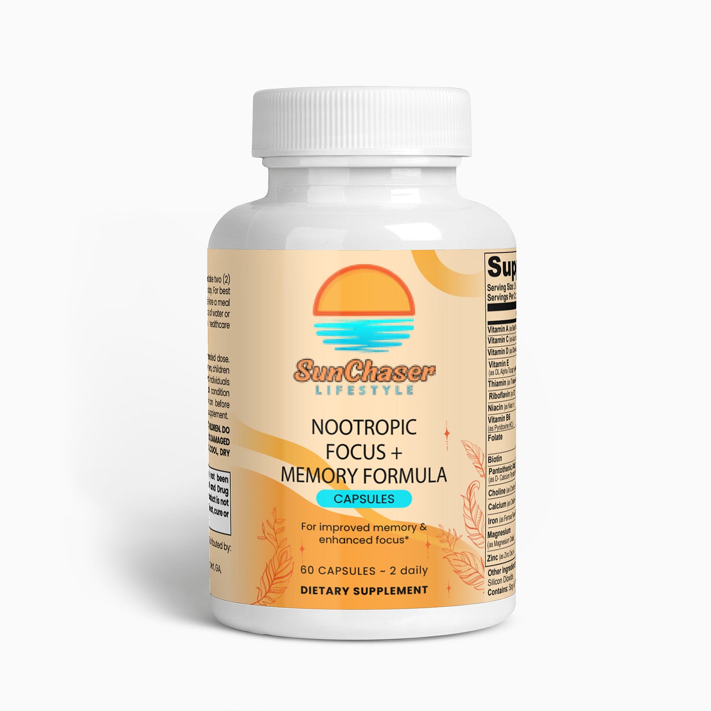 Nootropic Focus + Memory Formula Capsules