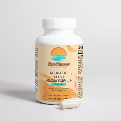 Nootropic Focus + Memory Formula Capsules