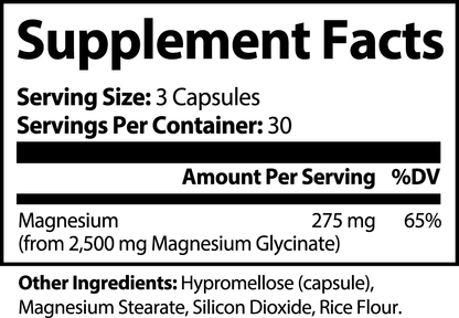 Magnesium Glycinate Capsules (Chelated)